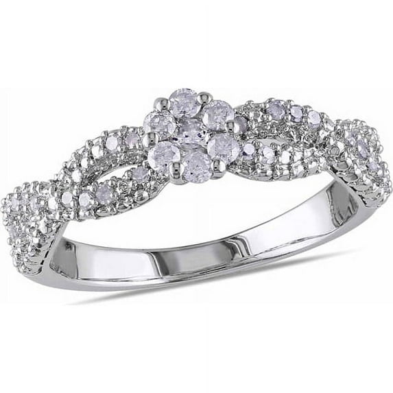 Everly Women's Diamond Sterling Silver Engagement Ring