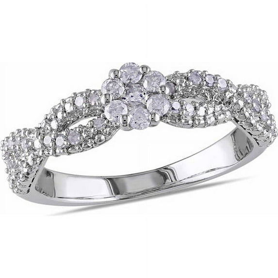 Everly Women's Diamond Sterling Silver Engagement Ring