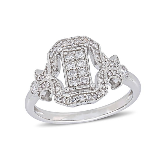 Everly Women's Diamond Sterling Silver Engagement Ring