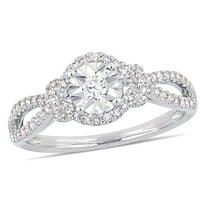 Everly Women's Diamond Sterling Silver Engagement Ring