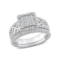 Everly Women's Diamond Sterling Silver Bridal Set
