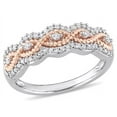 thumbnail image 1 of Everly Women's Diamond 10k Rose Gold Ring, 1 of 6