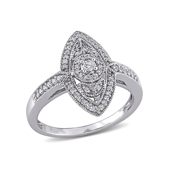 Everly Women's Diamond Sterling Silver Engagement Ring