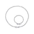 thumbnail image 1 of Everly Women's Diamond Sterling Silver Bracelet Jewelry Set, 1 of 6