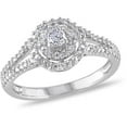 thumbnail image 1 of Everly Women's Diamond Sterling Silver Engagement Ring, 1 of 1