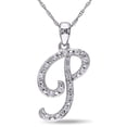 thumbnail image 1 of Everly Women's Diamond 10k White Gold Necklace, 1 of 6