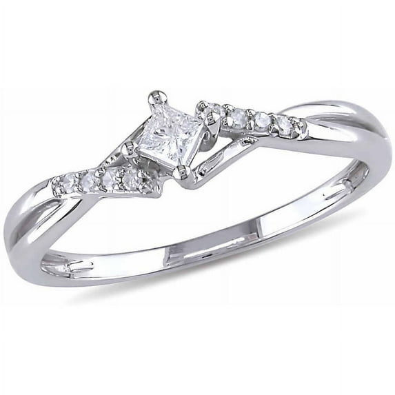Everly Women's Diamond10K White Gold Engagement Ring