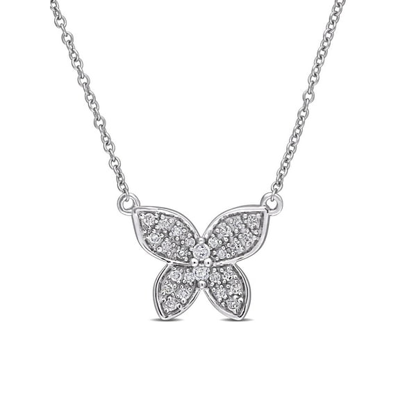 Everly Women's Diamond 10k White Gold Necklace