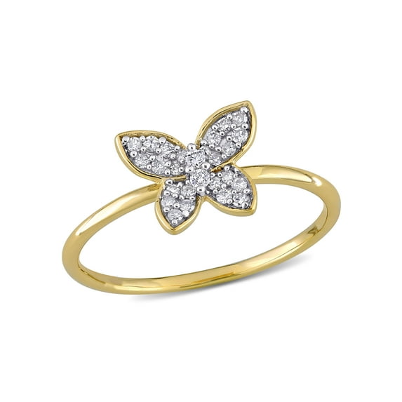 Everly Women's Diamond 14k Yellow Gold Ring