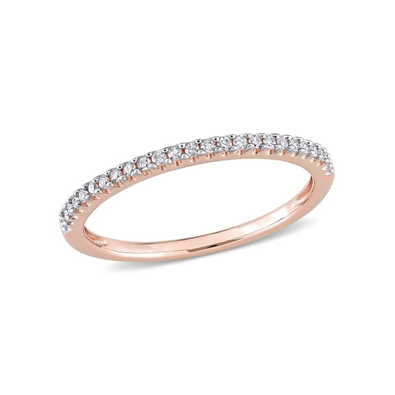 Everly Women's Diamond 14k Rose Gold Wedding Ring