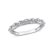 Everly Womens Diamond Sterling Silver Ring