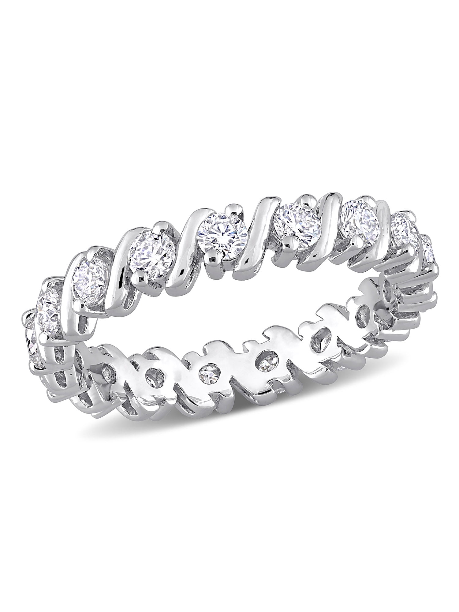 Everly Women's Moissanite Sterling Silver Ring