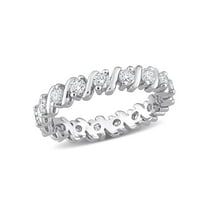 Everly Women's Moissanite Sterling Silver Ring