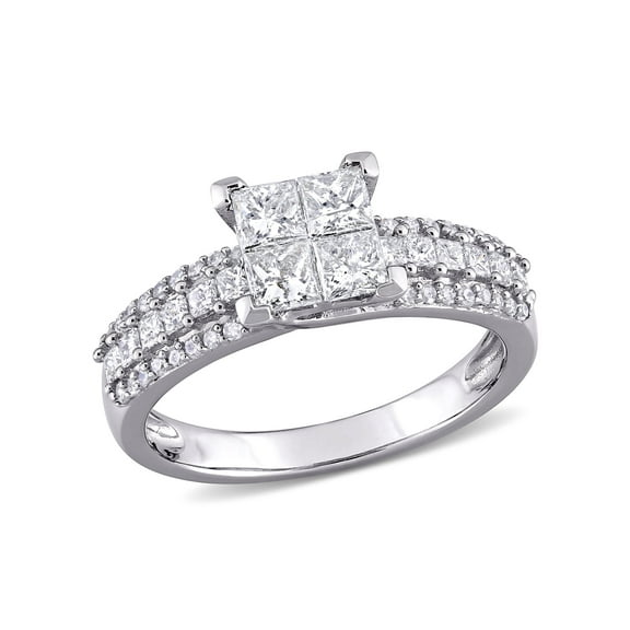 Everly Women's Diamond 10K White Gold Engagement Ring
