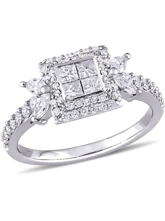 Women's Diamond14K White Gold Engagement Ring
