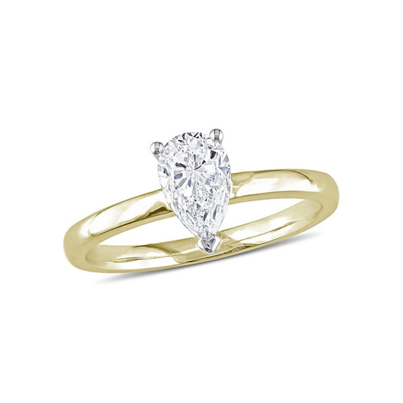 Everly Women's Diamond 14K Yellow Gold Engagement Ring