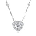 thumbnail image 1 of Everly Women's Moissanite Sterling Silver Necklace, 1 of 6