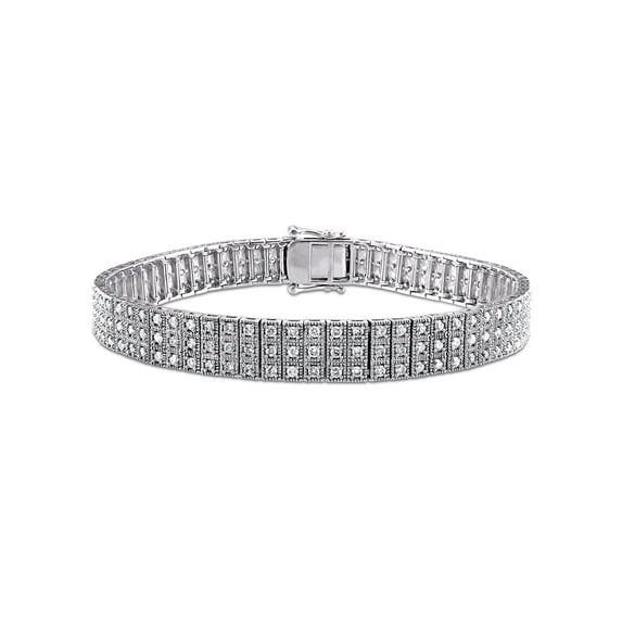 Everly Women's Diamond 10k White Gold Tennis Bracelet
