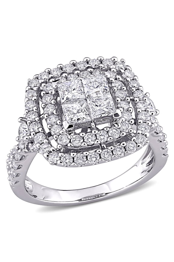 Women's Diamond 14K White Gold Engagement Ring