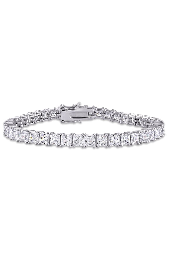 Women's Cubic Zirconia Sterling Silver Tennis Bracelet