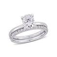 thumbnail image 1 of Everly Women's Sapphire 10k White Gold Bridal Set, 1 of 7