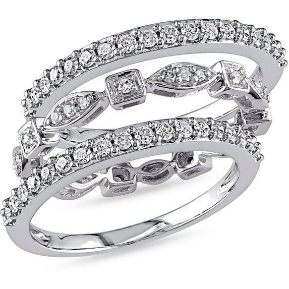 Everly Women's Diamond and 10k White Gold Ring