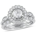 thumbnail image 1 of Everly Women's Diamond 10k White Gold Bridal Set, 1 of 7