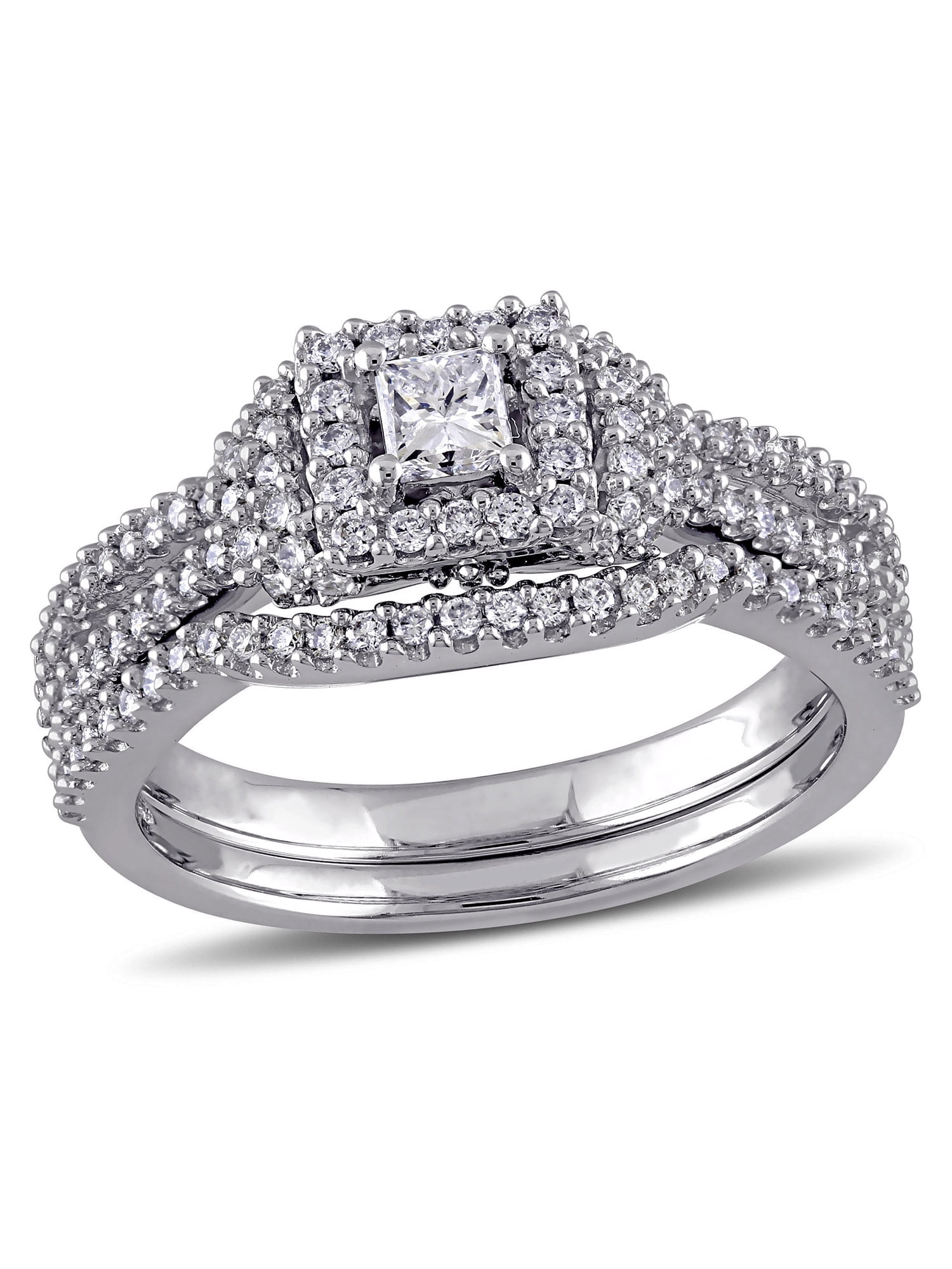 Everly Women's Diamond 14k White Gold Bridal Set