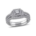 thumbnail image 1 of Everly Women's Diamond 14k White Gold Bridal Set, 1 of 7