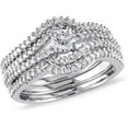 thumbnail image 1 of Everly Women's Diamond 14k White Gold Bridal Set, 1 of 1