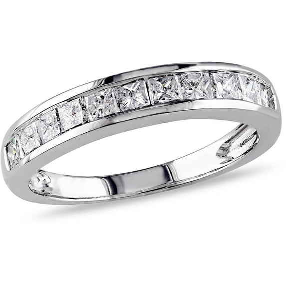 Everly Women's Diamond 14k White Gold Wedding Ring