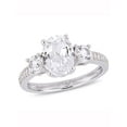 thumbnail image 1 of Everly Women's Created Sapphire and Diamond 10K White Gold Engagement Ring, 1 of 6