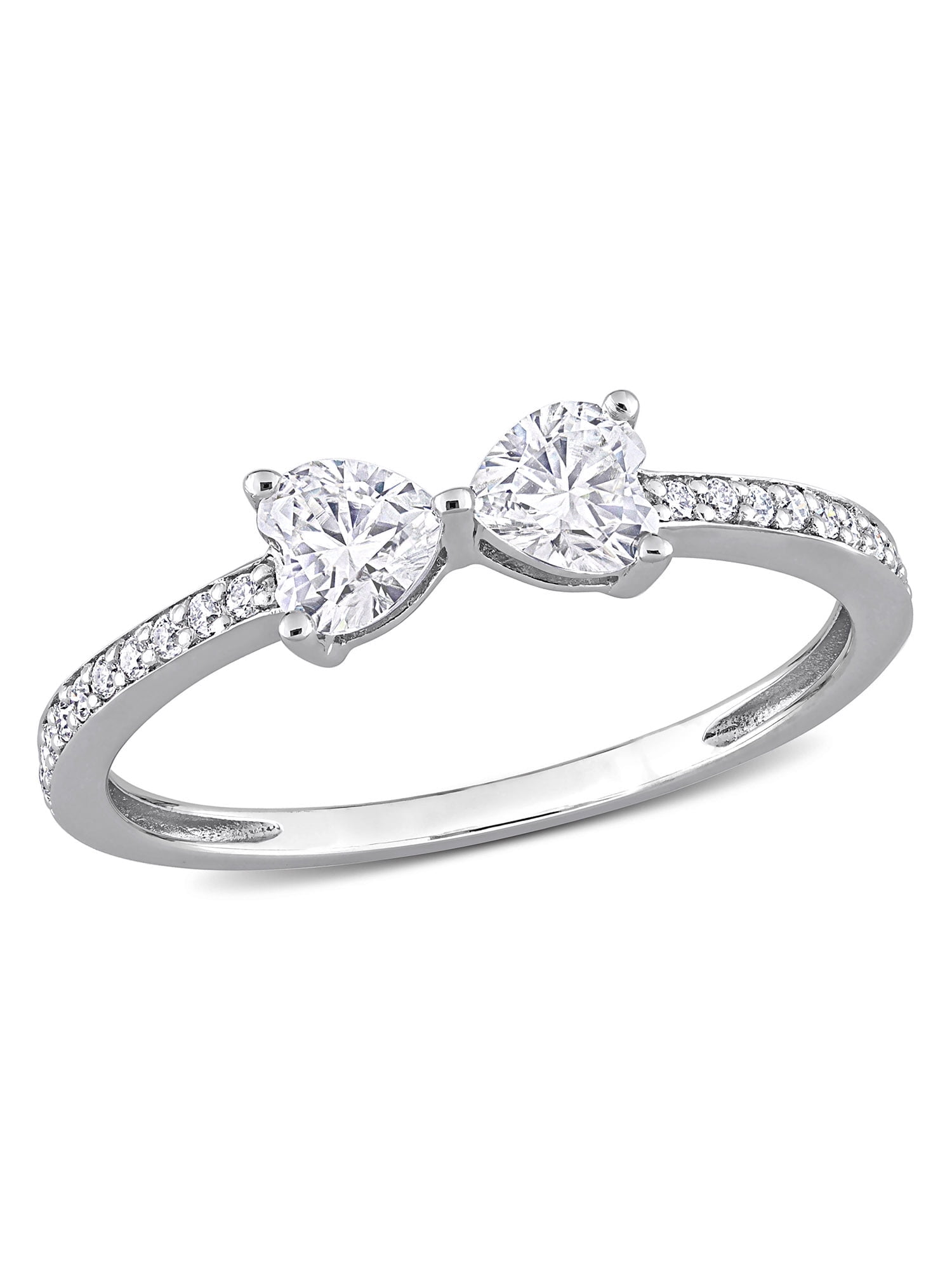 Everly Women's Created Moissanite Sterling Silver Ring
