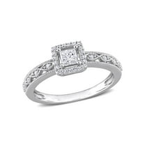Everly Women's Diamond 10k White Gold Ring