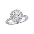 thumbnail image 1 of Everly Women's Sapphire Sterling Silver Engagement Ring, 1 of 7