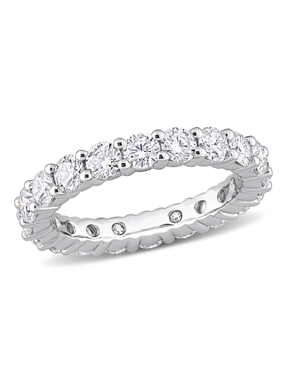 Women's Moissanite Sterling Silver Ring