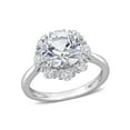 thumbnail image 1 of Everly Women's Created Sapphire 10K White Gold Engagement Ring, 1 of 6