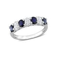 thumbnail image 1 of Everly Women's Sapphire 14k White Gold Ring, 1 of 7