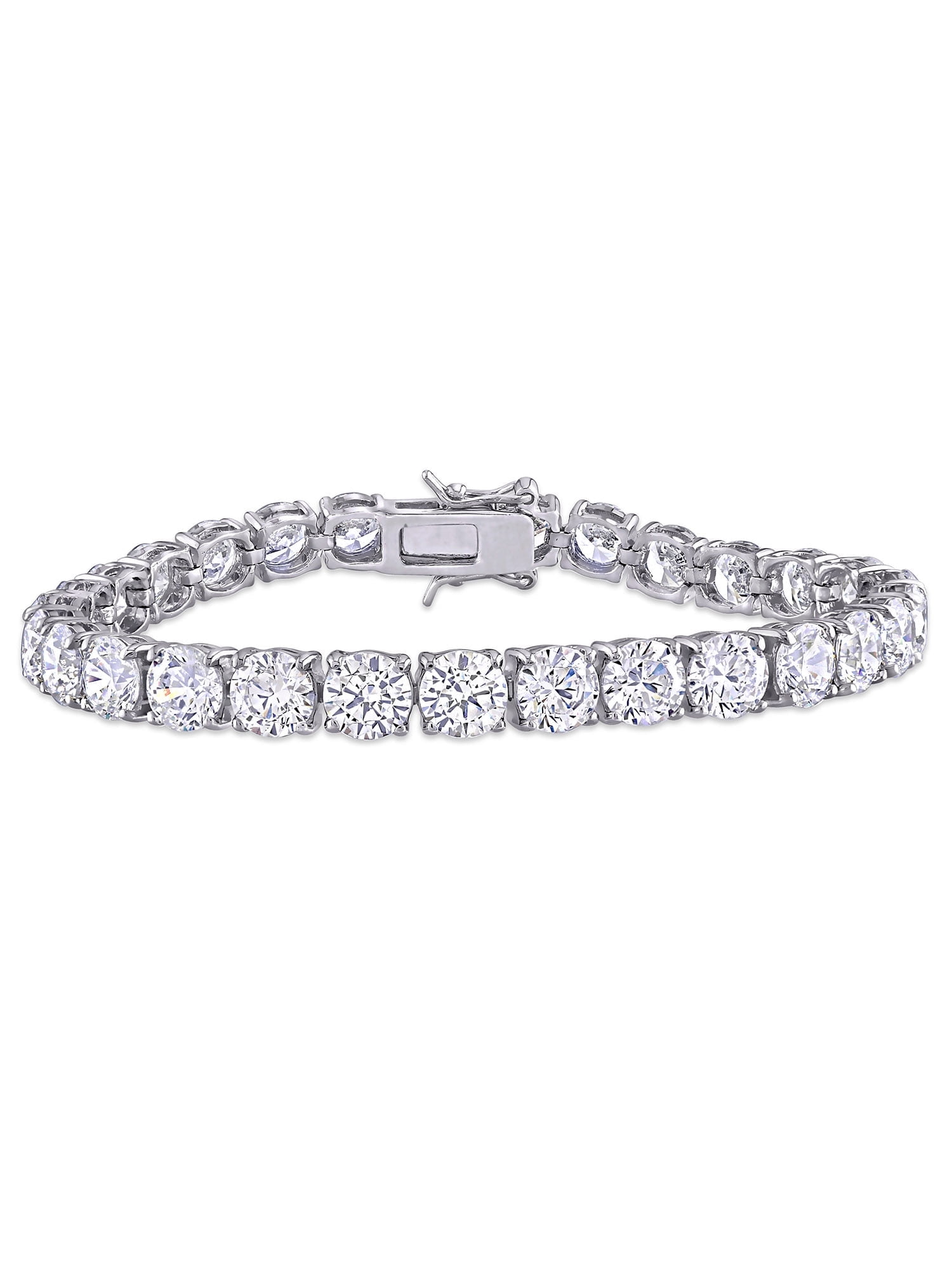 Everly Women's Cubic Zirconia Sterling Silver Tennis Bracelet