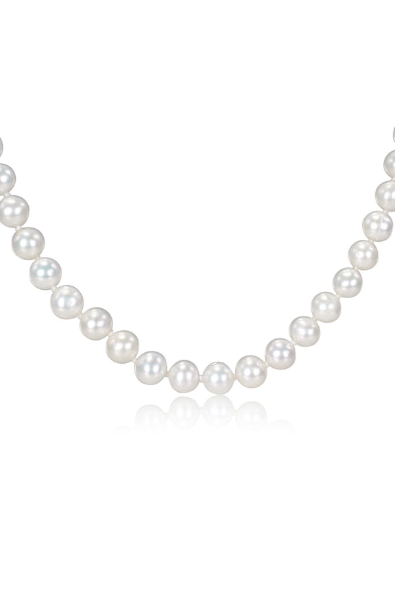 Women's Cultured Pearl Sterling Silver Necklace