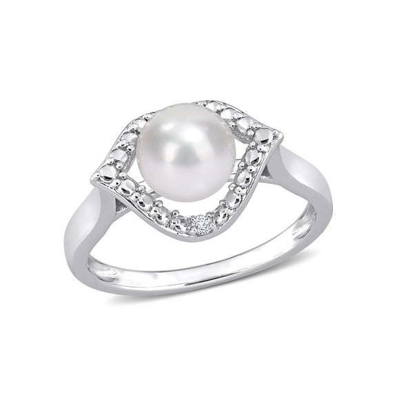 Everly Women's Cultured Pearl Sterling Silver Ring