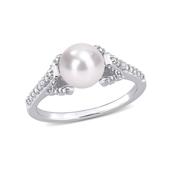 Everly Women's Cultured Pearl Sterling Silver Ring