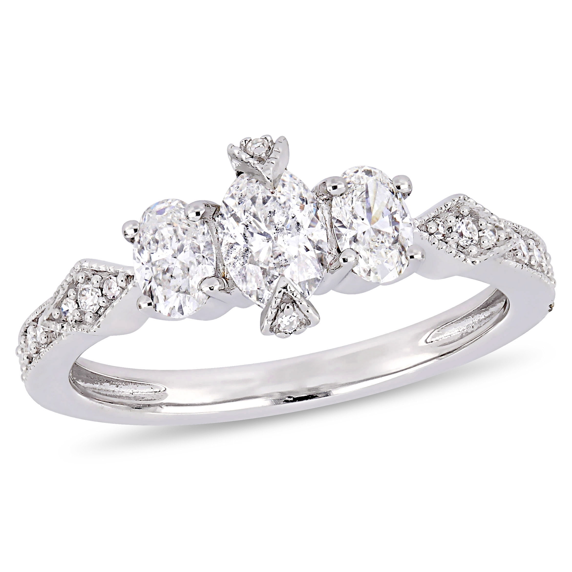 Everly Women's Diamond 14K White Gold Engagement Ring