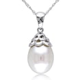 thumbnail image 1 of Everly Women's Cultured Pearl 10k White Gold Necklace, 1 of 5
