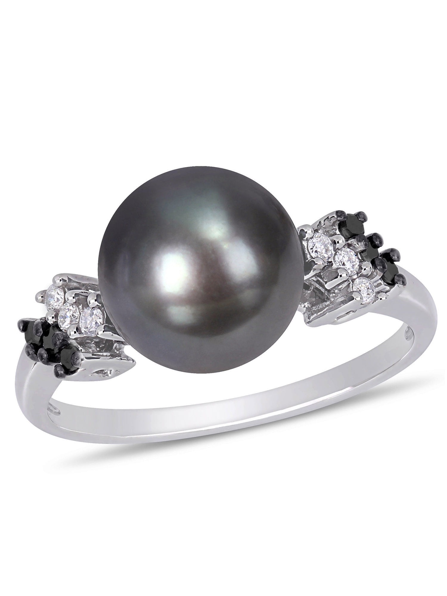 Everly Women's Cultured Pearl and Diamond 10k White Gold Ring