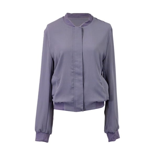 Everly Comfortable Long Sleeve Zipper Front Lightweight Sports Jacket