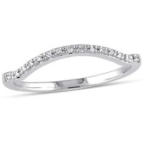 Everly Women's Diamond 10k White Gold Wedding Ring