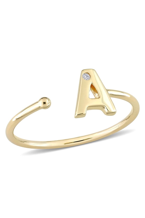 Women's Diamond 10k Yellow Gold Ring