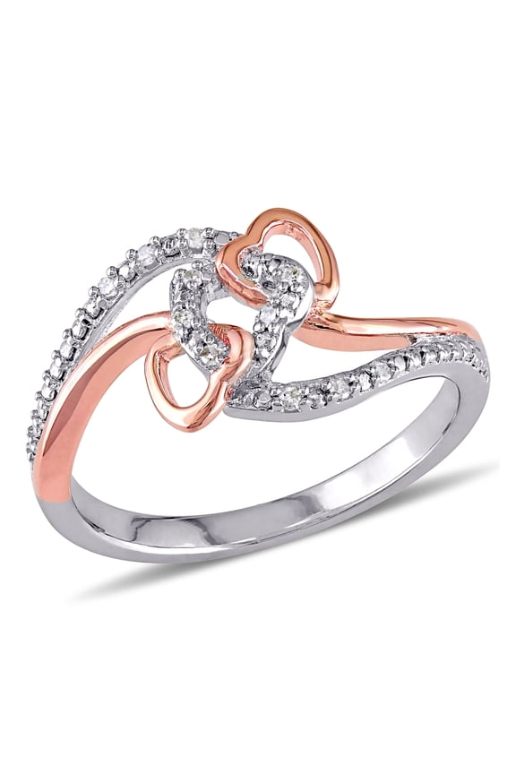 Women's Diamond Sterling Silver Ring
