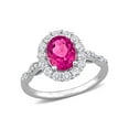 thumbnail image 1 of Everly Women's Topaz and Diamond 10K White Gold Engagement Ring, 1 of 6